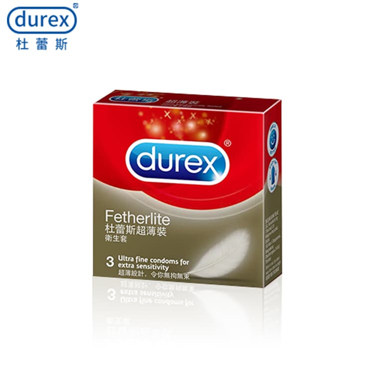 杜蕾斯Durex ‧ 超薄裝保險套3片裝 E592225